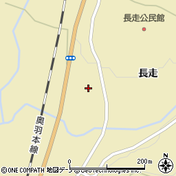 秋田県大館市長走長走19周辺の地図