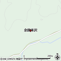 秋田県小坂町（鹿角郡）小坂（余路米沢）周辺の地図