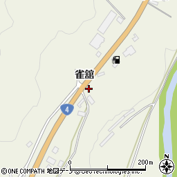 青森県三戸郡三戸町川守田雀舘周辺の地図