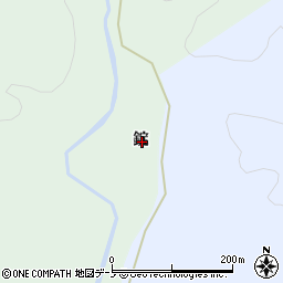 秋田県鹿角郡小坂町小坂錠周辺の地図