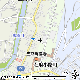 青森県三戸郡三戸町二日町84-5周辺の地図