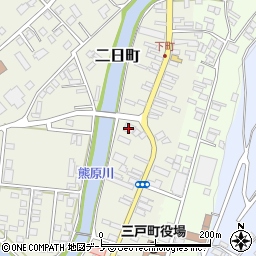 青森県三戸郡三戸町二日町19周辺の地図