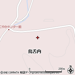 青森県三戸郡南部町鳥舌内周辺の地図