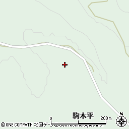 青森県三戸郡三戸町貝守駒木平周辺の地図