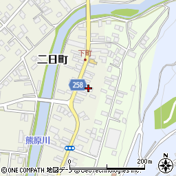 青森県三戸郡三戸町二日町66周辺の地図