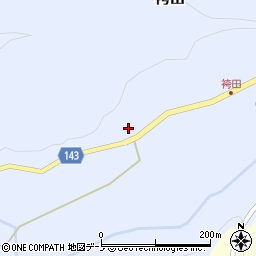 青森県三戸郡三戸町袴田上屋敷周辺の地図