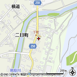 青森県三戸郡三戸町二日町60周辺の地図