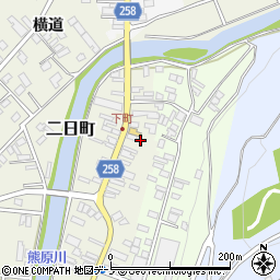 青森県三戸郡三戸町二日町59周辺の地図