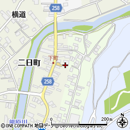 青森県三戸郡三戸町二日町57-2周辺の地図