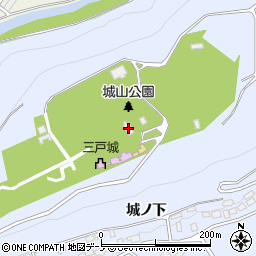 糖部神社周辺の地図