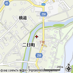 青森県三戸郡三戸町二日町42周辺の地図