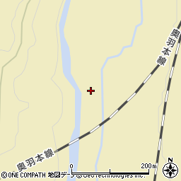 秋田県大館市長走長走359周辺の地図