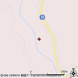 青森県三戸郡南部町鳥舌内松木田周辺の地図