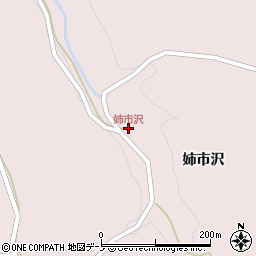 姉市沢周辺の地図