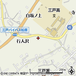 江渡新聞店周辺の地図