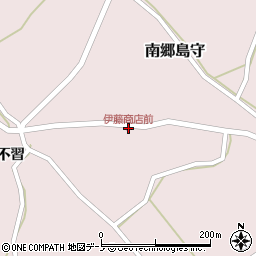 伊藤商店前周辺の地図
