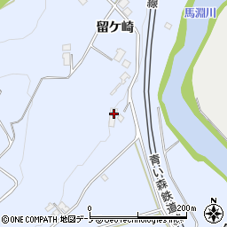 青森県三戸郡三戸町梅内留ケ崎25周辺の地図