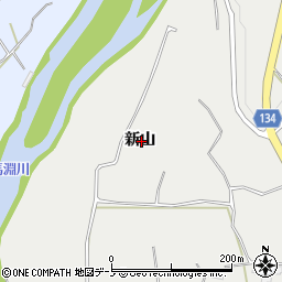 青森県三戸郡三戸町泉山新山周辺の地図
