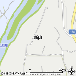 青森県三戸町（三戸郡）泉山（新山）周辺の地図