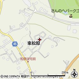 青森県三戸郡三戸町川守田東松原7周辺の地図