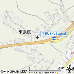 青森県三戸郡三戸町川守田東張渡41周辺の地図