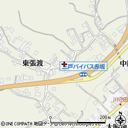 青森県三戸郡三戸町川守田東張渡43周辺の地図