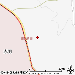 青森県三戸郡階上町田代穴窪周辺の地図