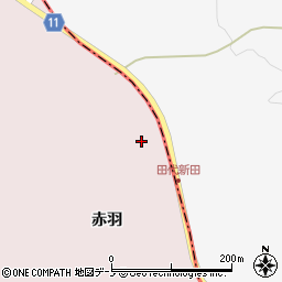 青森県八戸市南郷大字島守赤羽6周辺の地図