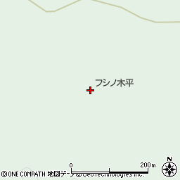 フシノ木平周辺の地図