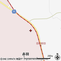 青森県八戸市南郷大字島守赤羽4周辺の地図