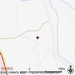 青森県三戸郡階上町田代赤軽米周辺の地図