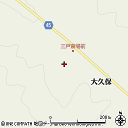 三戸火葬場周辺の地図