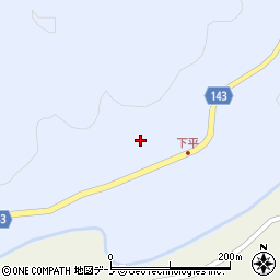 青森県三戸郡三戸町袴田下モ平周辺の地図