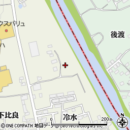 青森県三戸郡三戸町川守田冷水43周辺の地図