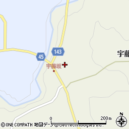 青森県三戸郡三戸町川守田宇藤坂周辺の地図
