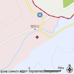 青森県三戸町（三戸郡）蛇沼（蛇森）周辺の地図