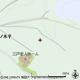 青森県南部町（三戸郡）大向（長谷沢）周辺の地図