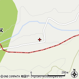 青森県三戸郡南部町小向向平周辺の地図