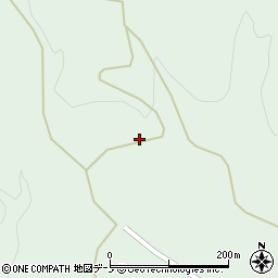 青森県三戸郡三戸町貝守貝守深山周辺の地図