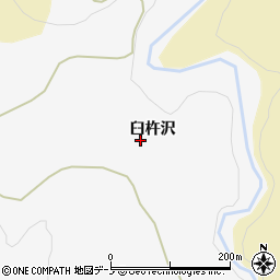 青森県三戸郡階上町田代臼杵沢周辺の地図
