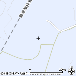 青森県三戸郡南部町下名久井高森周辺の地図