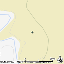 青森県三戸郡階上町晴山沢釜ノ口周辺の地図