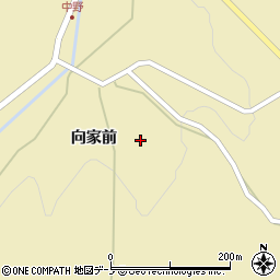 青森県八戸市南郷大字中野向家前7周辺の地図