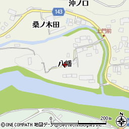 青森県南部町（三戸郡）小向（八幡）周辺の地図