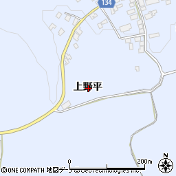 青森県三戸郡南部町赤石上野平周辺の地図