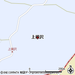 青森県三戸郡南部町下名久井上横沢周辺の地図