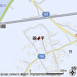 青森県南部町（三戸郡）赤石（前ノ平）周辺の地図