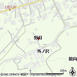 青森県三戸郡南部町上名久井野月周辺の地図