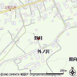 青森県南部町（三戸郡）上名久井（野月）周辺の地図