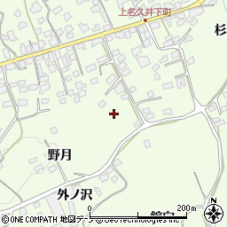 青森県三戸郡南部町上名久井周辺の地図